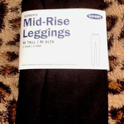 Old Navy Women's Comfy Stretch Cotton Blend Mid Rise Legging in Medium/Tall-New